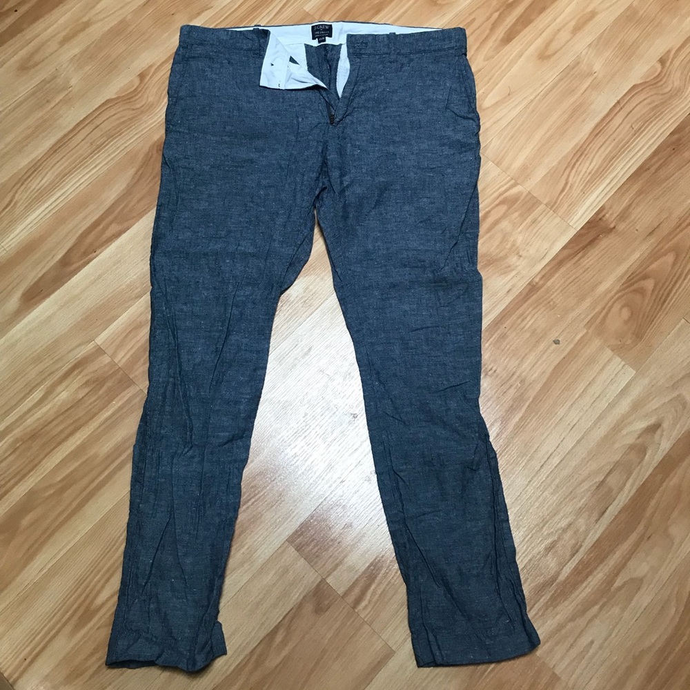 J Crew Driggs Flecked Chambray
